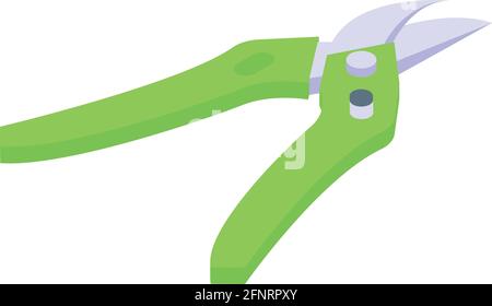 Branch secateurs icon. Isometric of Branch secateurs vector icon for web design isolated on white background Stock Vector