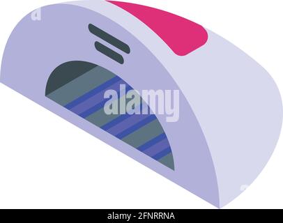 UV lamp manicure icon. Isometric of UV lamp manicure vector icon for web design isolated on white background Stock Vector