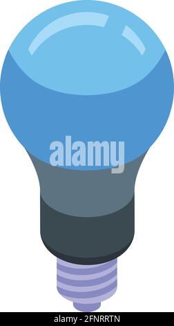 UV lamp bulb icon. Isometric of UV lamp bulb vector icon for web design isolated on white background Stock Vector