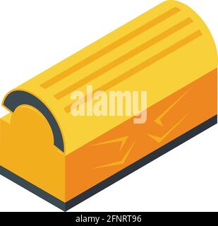 Solarium icon. Isometric of Solarium vector icon for web design isolated on white background Stock Vector