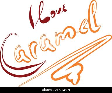Caramel Logo. Caramel Candy Shop Logo Stock Vector