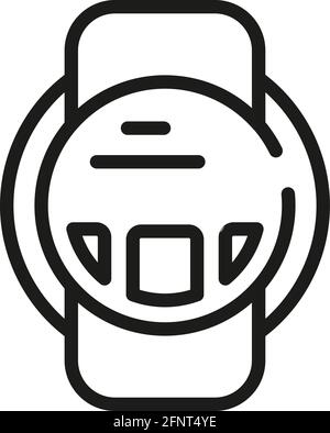 Wearable tech icon. Outline Wearable tech vector icon for web design isolated on white background Stock Vector