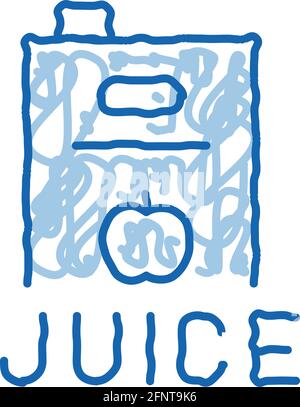 juice tank doodle icon hand drawn illustration Stock Vector Image & Art ...