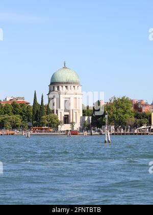 Votive Temple and Memorial military near Venice Lido in Italy Stock Photo