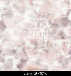 Seamless pastel swirl splat tie dye watercolor pattern swatch. Stock Photo