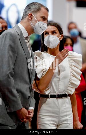 King Felipe VI of Spain attends to Those Injured in the Urda Railway ...