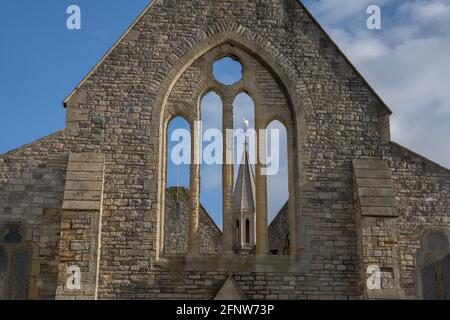 Royal Garrison Church at Southsea, Old Portsmouth, Hampshire Stock Photo