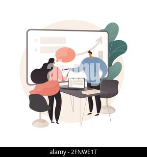 Consulting abstract concept vector illustration Stock Vector Image ...