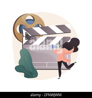 Casting call abstract concept vector illustration. Stock Vector