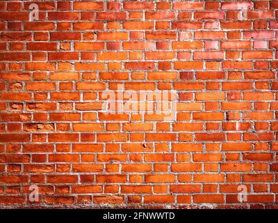 old red brick wall background photo wallpaper Stock Photo