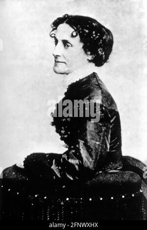 Elizabeth van Lew. Portrait of the American abolitionist and spy, Elizabeth Van Lew (1818-1900) Stock Photo