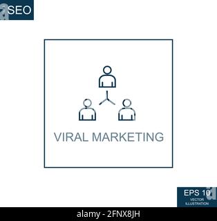 Abstract business icons, SEO photo presentation - Vector illustration Stock Vector