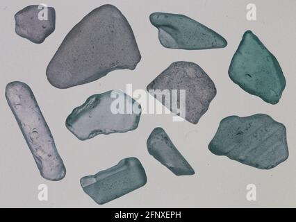 sea glass banff beach scotland abstract Stock Photo