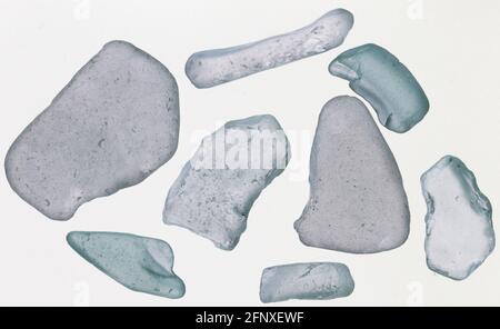 sea glass banff beach scotland abstract Stock Photo