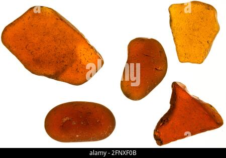 sea glass banff beach scotland abstract Stock Photo