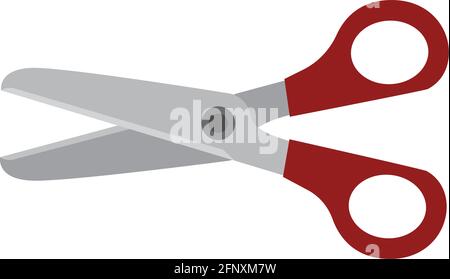 Isolated scissors icon School supplies Vector illustration Stock Vector