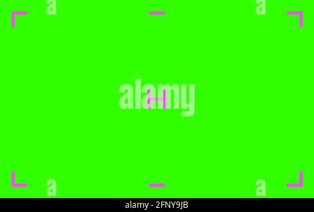 Green colored chroma key background screen flat style design vector illustration. Stock Vector