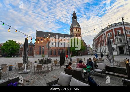 Riga, Latvia. 19th May, 2021. The Riga Cathedral (The Cathedral Church of Saint Mary), on the Cathedral Square, in Riga, Latvia, pictured on May 19, 2021. Credit: Vit Simanek/CTK Photo/Alamy Live News Stock Photo
