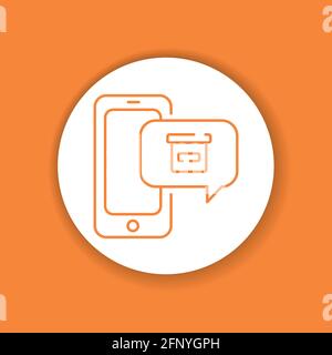 Product demo black glyph icon. Custom video content. Sign for web page, mobile app, button, logo. Vector isolated element. Editable stroke. Stock Vector