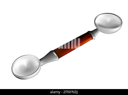 watermelon scooper isolated on white background Stock Vector