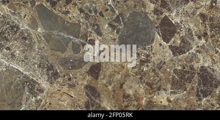 emperador marble design in brown color Stock Photo