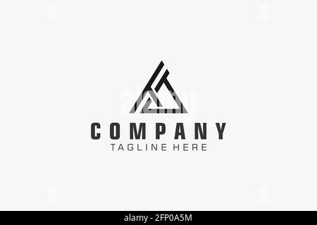 Abstract Initial Letter TB or BT Logo. Usable for Business, Technology and Branding Logos. Flat Vector Logo Design Template. Stock Vector