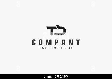 Abstract Initial Letter TB Logo. Usable for Business, Technology and Branding Logos. Flat Vector Logo Design Template. Stock Vector