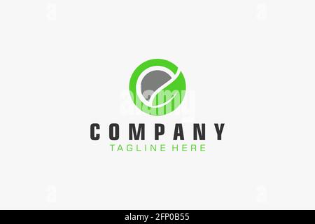Abstract logo. Minimalistic logo design. Creative logo. Beautiful and simple. Stock Vector