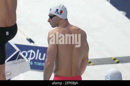 Budapest, Hungary. 20th May, 2021. Maxime Gousset of France BUTTERFLY - PRELIMINARY during the 2021 LEN European Championships, Swimming event on May 20, 2021 at Duna Arena in Budapest, Hungary - Photo by Laurent Lairys/ABACAPRESS.COM Credit: Abaca Press/Alamy Live News Stock Photo