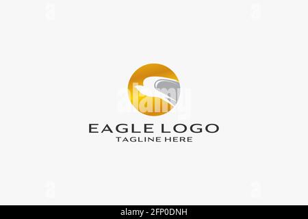 eagle vector illustration design icon logo. Stock Vector