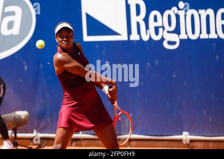 Tennis Club Parma, Parma, Italy, 20 May 2021, The American tennis player Sloane Stephens during the match of International WTA 250 tennis tournament in Parma, Emilia-Romagna Open during WTA 250 Emilia-Romagna Open 2021, Tennis Internationals - Photo Roberta Corradin / LM Stock Photo