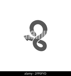 motion overlapping arrow simple logo vector Stock Vector