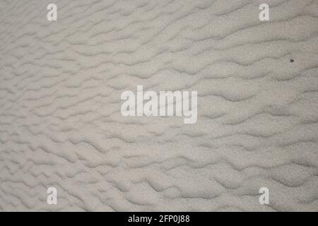 Closeup shot of textured sand for wallpaper and backgrou Stock Photo