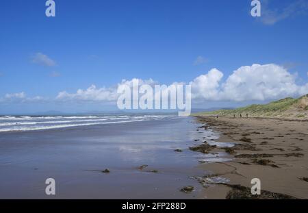 Harlech Beach Wales Stock Photo