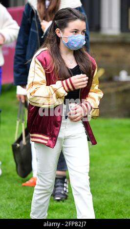 Lilly Aspell attending an outdoor screening of Wonder Woman 1984 at the Honourable Artillery Company, London. Picture date: Thursday May 20, 2021. Stock Photo