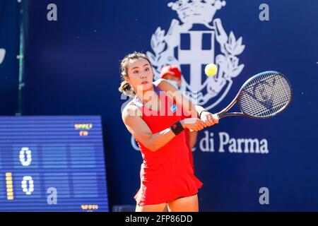 Parma, Italy. 20th May, 2021. The chinese tennis player Qiang Wang during WTA 250 Emilia-Romagna Open 2021, Tennis Internationals in Parma, Italy, May 20 2021 Credit: Independent Photo Agency/Alamy Live News Stock Photo