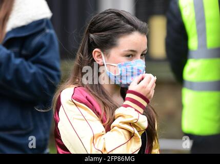 Lilly Aspell attending an outdoor screening of Wonder Woman 1984 at the Honourable Artillery Company, London. Picture date: Thursday May 20, 2021. Stock Photo