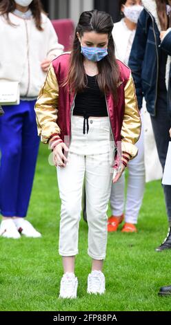 Lilly Aspell attending an outdoor screening of Wonder Woman 1984 at the Honourable Artillery Company, London. Picture date: Thursday May 20, 2021. Stock Photo