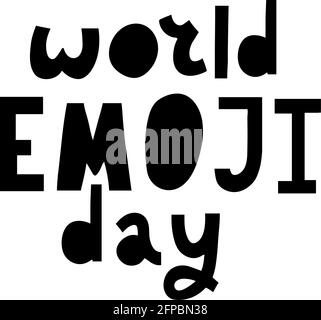 World Emoji Day Vector Template Design Illustration Stock Vector