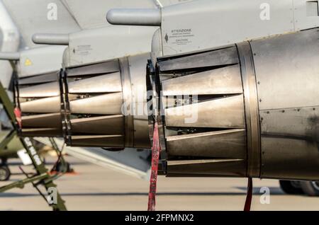 pipes on a jet engine Stock Photo - Alamy