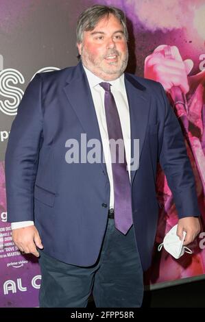 Rome, Italy. 20th May, 2021. Luciano Nobili on the black carpet of the Morrison film premiere at the Adriano cinema in Rome. Credit: SOPA Images Limited/Alamy Live News Stock Photo