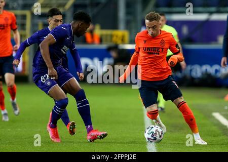 BRUSSELS, BELGIUM - DECEMBER 11: Michael Murillo of RSC Anderlecht during  the Pro League match between RSC Anderlecht and KRC Genk at Lotto Park on  de Stock Photo - Alamy