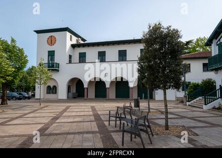Exterior view of the town hall of the city of Anglet, France Stock Photo