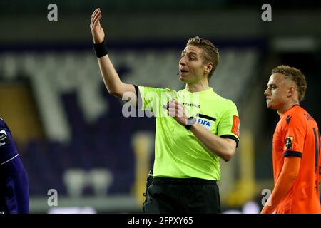 Anderlechts Lukas Nmecha Receives Yellow Card Editorial Stock Photo - Stock  Image