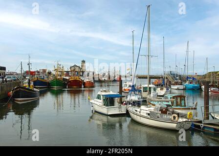 Harbour at Girvan, Ayrshire, Scotland Stock Photo