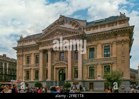 Brussels Stock Exchange Building, Brussels, Belgium Stock Photo