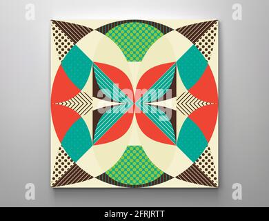 Cover design template. Abstract colorful geometric design. Vector illustration. Can be used for advertising, marketing or presentation. Stock Vector