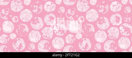 Blots Circle seamless pattern as bio molecules. Circle molecule pattern. Vector illustration. Stock Vector