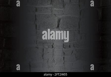Luxury black metal gradient background with distressed stones, rocks, pebbles, macadam texture. Vector illustration Stock Vector