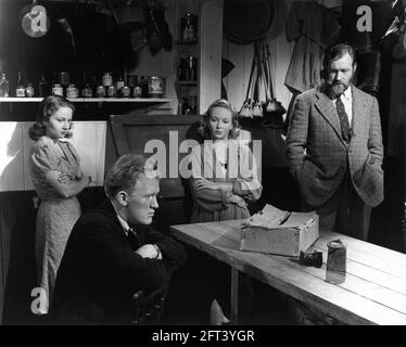 GABRIELLE BLUNT GORDON JACKSON JOAN GREENWOOD and JAMES ROBERTSON JUSTICE in WHISKY GALORE ! 1949 director ALEXANDER MACKENDRICK novel Compton Mackenzie and Angus MacPhail producer Michael Balcon An Ealing Studios production / General Film Distributors (GFD) Stock Photo